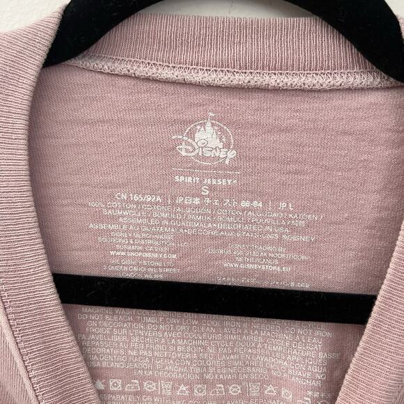 Disney Women’s Up Paradise Falls Spirit Jersey Long Sleeve Shirt Size S Pink - Picture 4 of 12